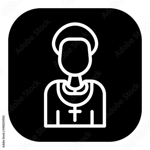 Priest Vector Icons