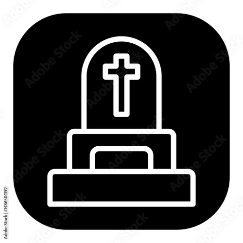 Tombstone Vector Icons