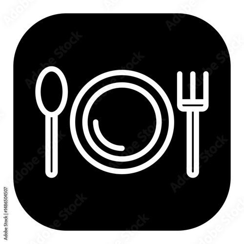Table Setting Vector Icons