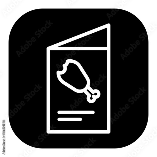 Thanksgiving Recipe Vector Icons