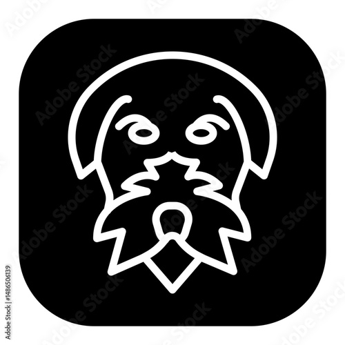 Irish Wolfhound Vector Icons