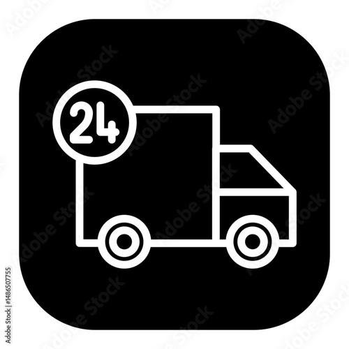 Delivery Truck Vector Icons