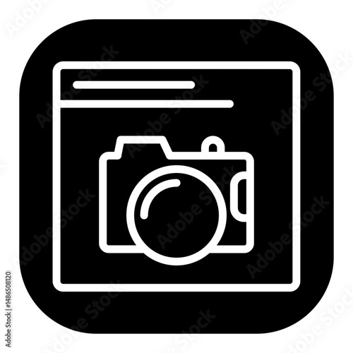 Camera Website Vector Icons