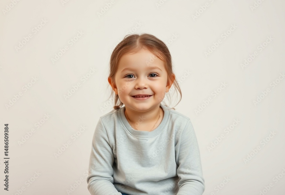 Portrait of a young girl with a rare condition Portrait of a young girl with a rare condition