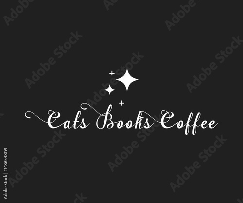 Cats books coffee, Trendy and fun book lover t shirt design featuring reading quotes and stylish graphics for bibliophiles and bookworms