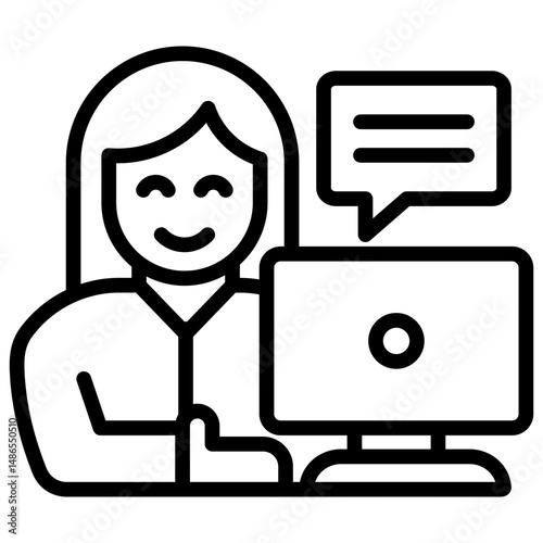 Virtual Assistant Icon