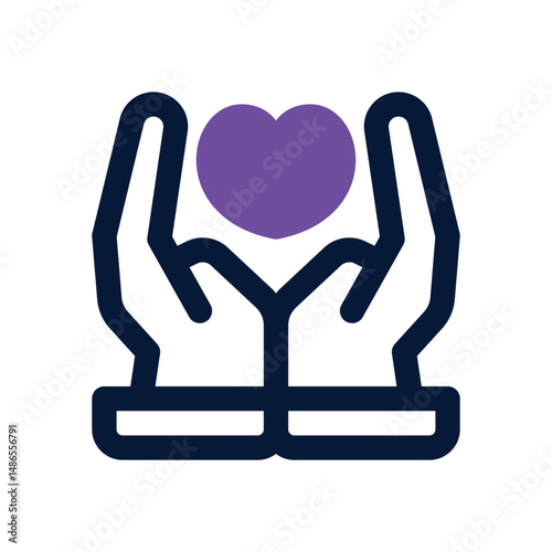 loyalty duotone icon. Sleek and modern vector icon for websites, mobile apps, marketing materials, and corporate design. Fully scalable and ready to use.