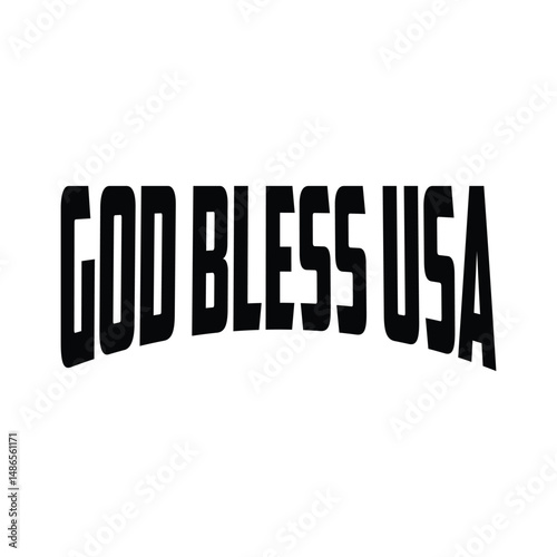 god bless usa t-shirt design
