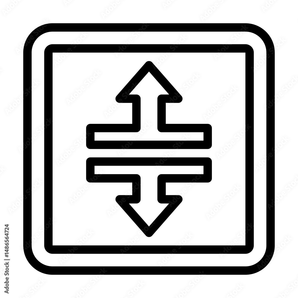 text height line icon
text height line icon