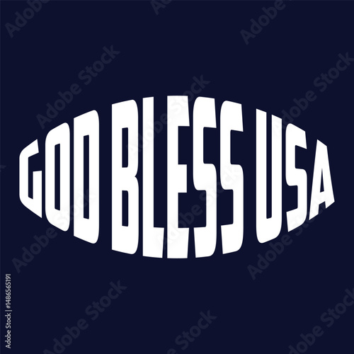 god bless usa t-shirt design
