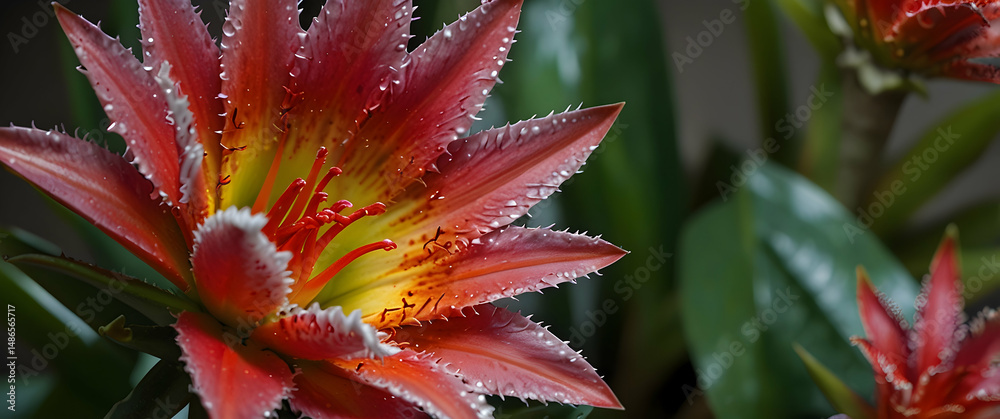 Fototapeta premium Exotic Bromeliad Blossom