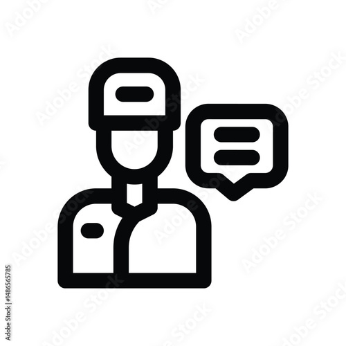 examination line icon. Clean and minimalist vector icon for websites, mobile apps, presentations, and logos. Fully scalable and customizable for any project.