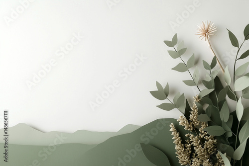 3D Paper Craft Landscape 