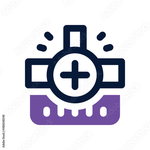 add to basket duotone icon. Sleek and modern vector icon for websites, mobile apps, marketing materials, and corporate design. Fully scalable and ready to use.
