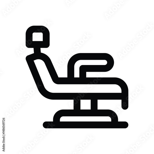 gynecology line icon. Clean and minimalist vector icon for websites, mobile apps, presentations, and logos. Fully scalable and customizable for any project.