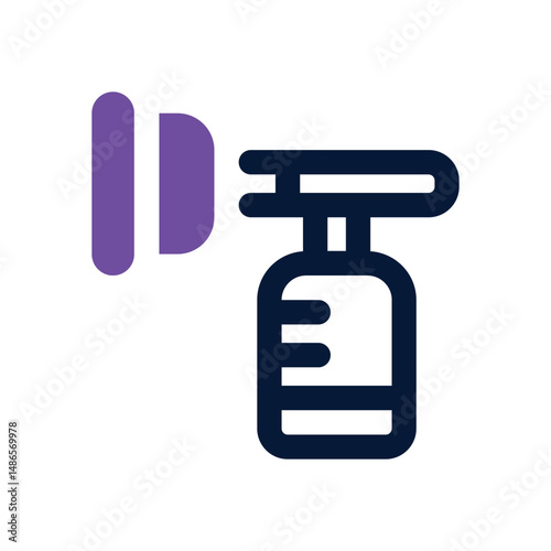 breast pump duotone icon. Sleek and modern vector icon for websites, mobile apps, marketing materials, and corporate design. Fully scalable and ready to use.