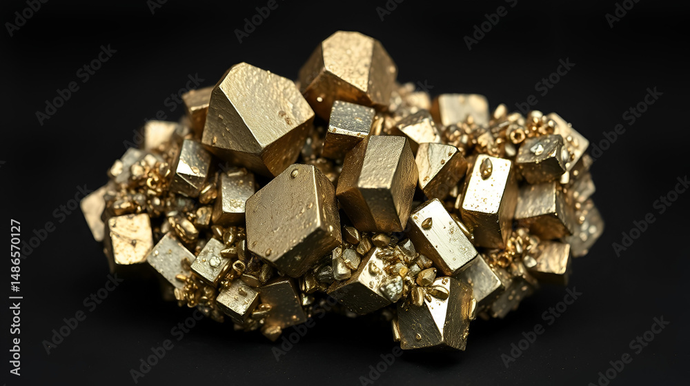 Pyrite, pyrite single large cubes Pyrite, pyrite single large cubes
