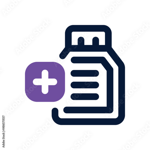 baby powder duotone icon. Sleek and modern vector icon for websites, mobile apps, marketing materials, and corporate design. Fully scalable and ready to use.