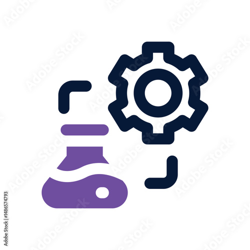bioengineering duotone icon. Sleek and modern vector icon for websites, mobile apps, marketing materials, and corporate design. Fully scalable and ready to use.