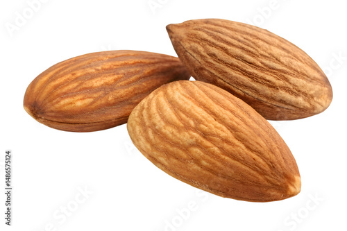Almond nuts close up healthy snack food nutrition diet raw almonds isolated