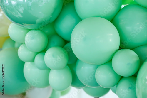Bright Green Birthday Balloons Perfect for Party Decor
