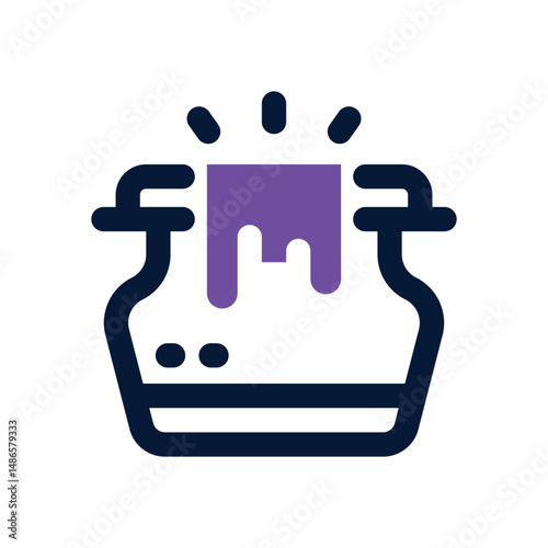honey duotone icon. Sleek and modern vector icon for websites, mobile apps, marketing materials, and corporate design. Fully scalable and ready to use.