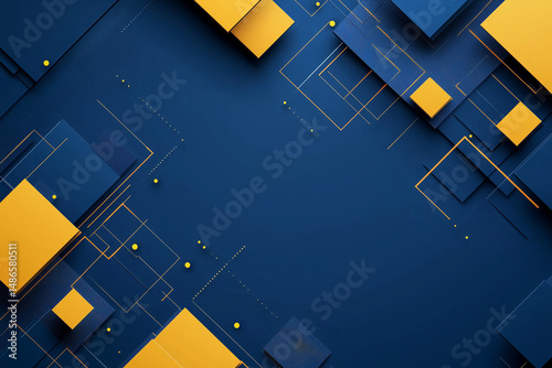 yellow and blue abstract background
