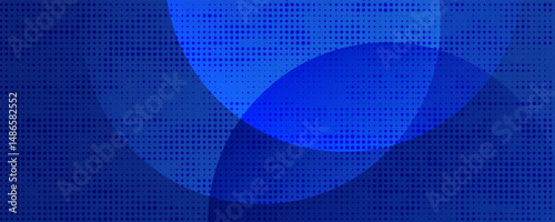 Abstract blue background. Geometric triangle background.