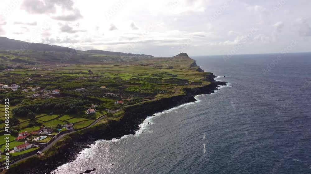Views of Pico island, Azores, Portugal
