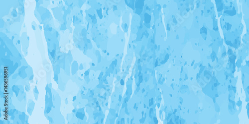 Abstract watercolor blue gradient background texture with artistic splashes and flowing lines for decorative graphic design purposes.