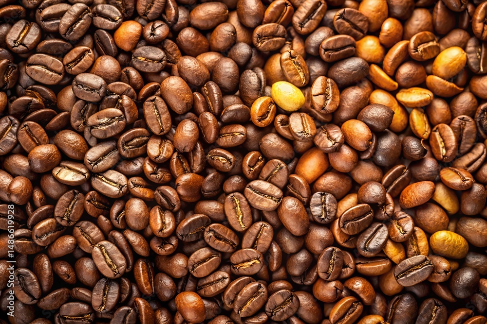 Obraz premium warm coffee brown to cream gradient with soft grain