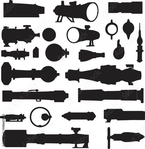 Silhouette Collection: Industrial Machinery and Equipment