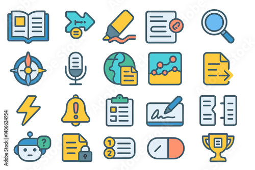 Icons covering smart authoring, review, and negotiation tools for faster contract drafting