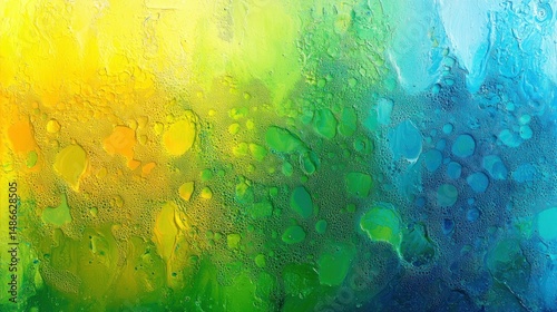 Vibrant, abstract, multicolored surface with textured patterns.