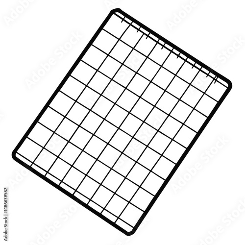 Cutting Mat Grid: Quilting, Crafts, DIY Projects Coloring Page