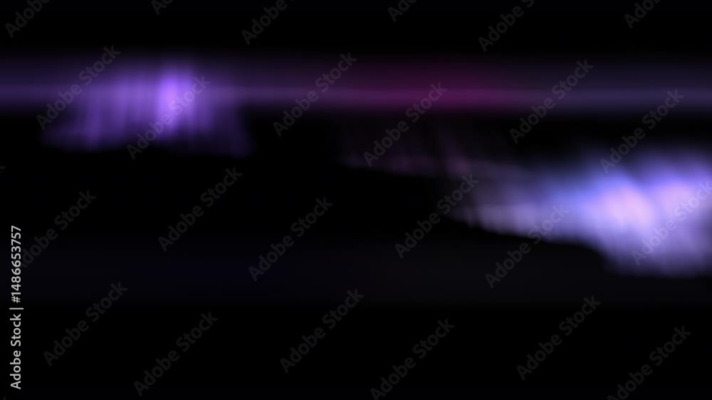 Aurora Bliss Animated Northern Lights Purple Loop