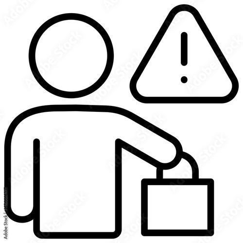 Trash Disposal Warning Icon
