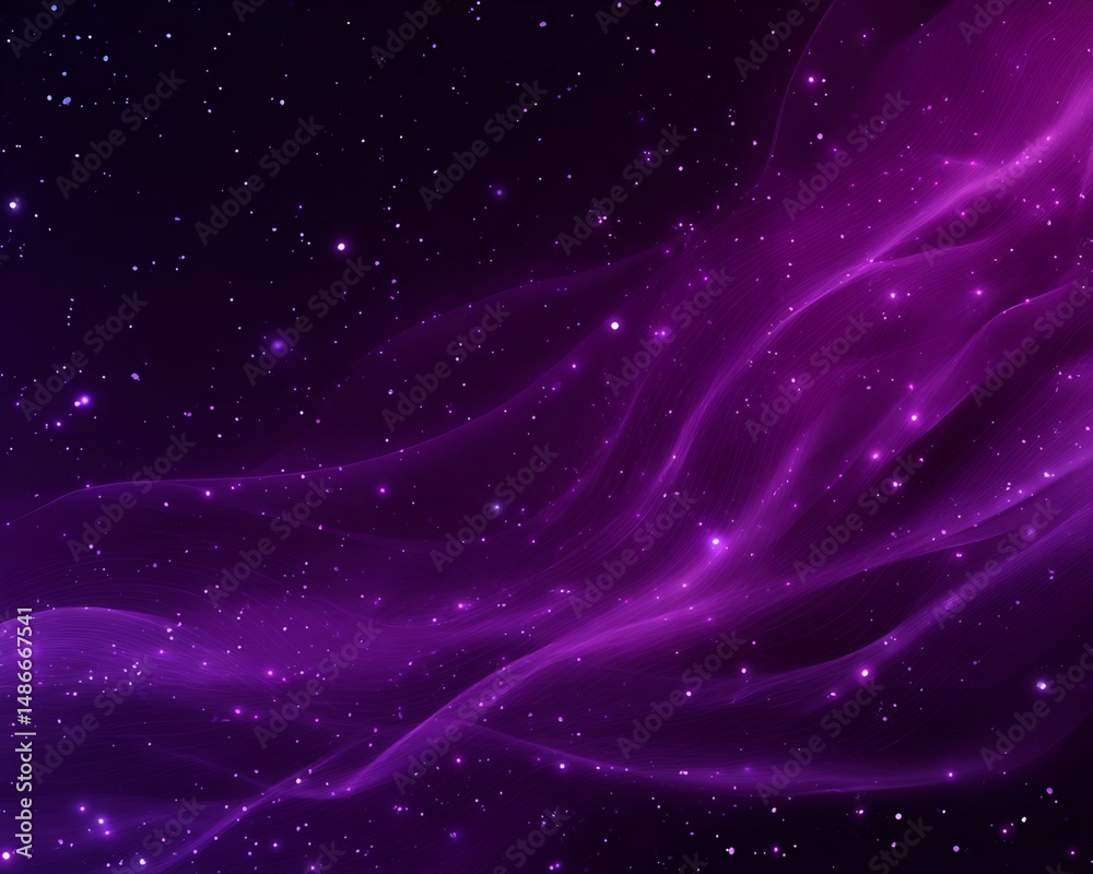 Obraz premium Abstract Purple Wave Pattern with Speckled Background