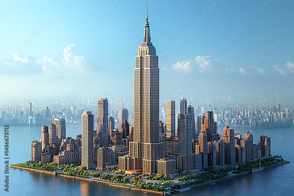 Obraz premium Downtown metropolis architecture structure details high resolution picture