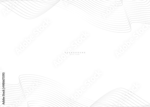 Technology curved line background Modern futuristic digital graphic design