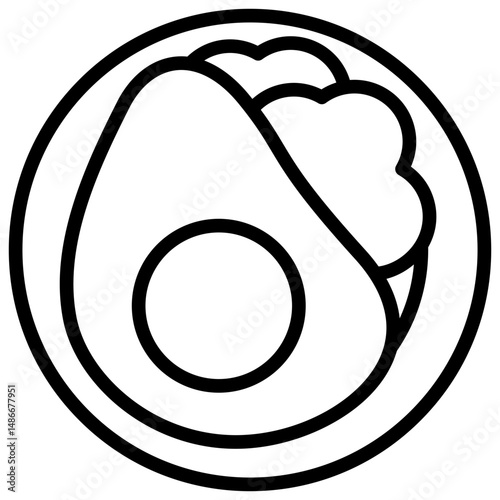 Avocado Bowl Icon