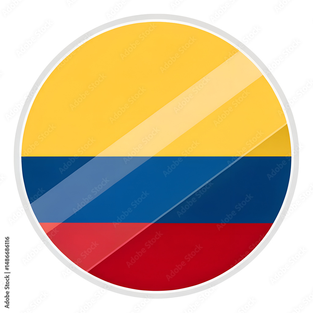 Fototapeta premium Circular National Flags Collection – Premium Vector Icon Set