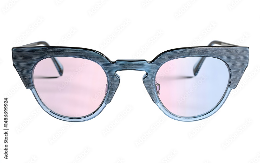 Fototapeta premium Stylish Blue Gradient Sunglasses Fashion Eyewear Summer Accessory