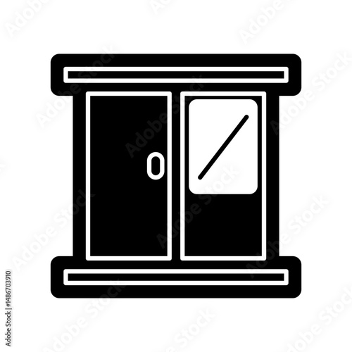 Cabinet icon design template SVG