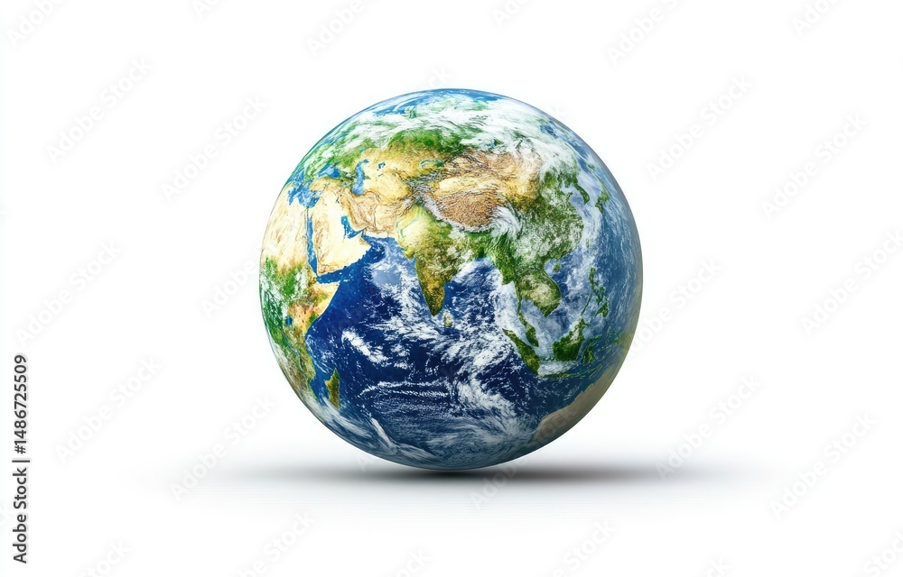 Fototapeta premium Detailed Earth Globe
