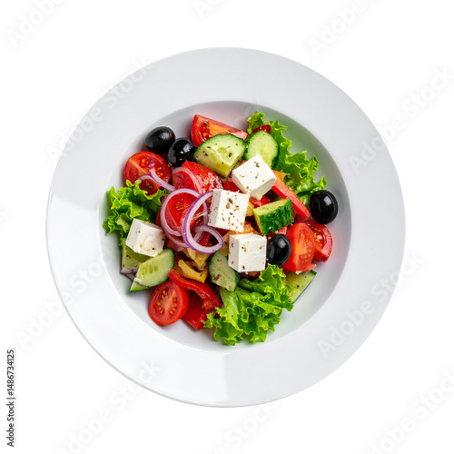 Delicious Greek Salad with ...