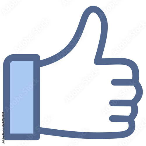 Like Blue Icon
