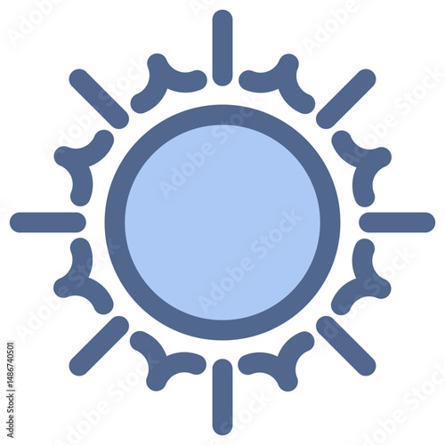 Sun Blue Icon