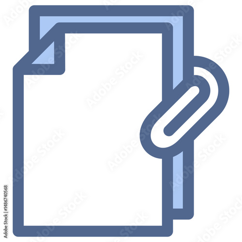 Attachment Blue Icon