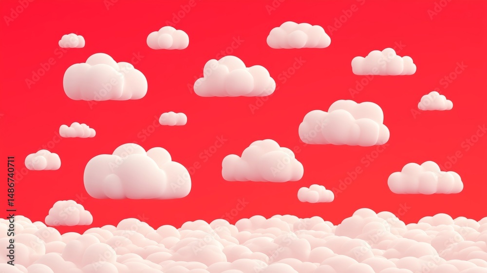 Soft Pink Clouds in the Sky Soft Pink Clouds in the Sky